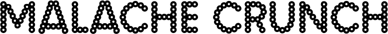 Preview of the MalacheCrunch-Regular font