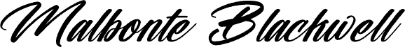 Malbonte Blackwell DEMO VERSION Italic