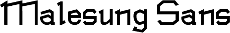 Malesung Sans