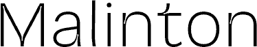MalintonTrialVersion-Thin шрифт