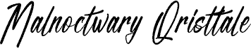 Malnoctwary Qristtale písmo