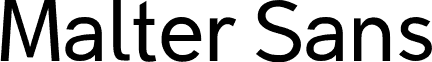 Malter Sans Regular Demo