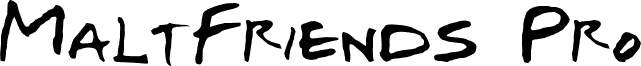 MaltFriends Pro Bold Italic