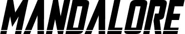 Mandalore Laser Italic