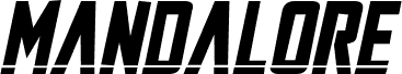 Mandalore Laser Rough Italic