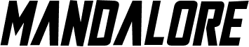 Mandalore Rough Italic