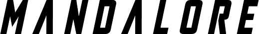 Mandalore Title Italic