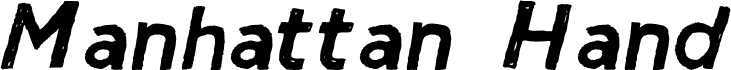 Manhattan Hand Normal Italic