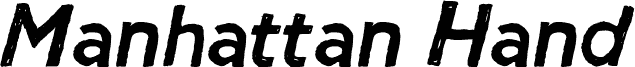 Manhattan Hand Normal Italic