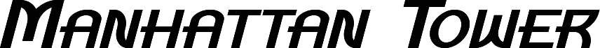 Manhattan Tower Italic
