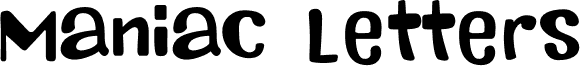 Maniac Letters Bold