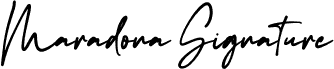 Maradona Signature