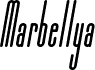 Marbellya Bold Condensed Italic