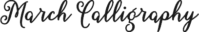 March Calligraphy