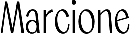 MarcioneTrial-Regular font