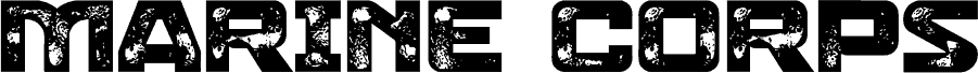 Marine Corps Personal Used 字体