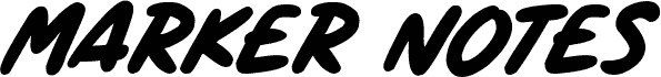 Marker Notes Italic
