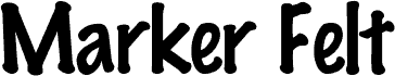 MarkerFeltThin-Plain Regular