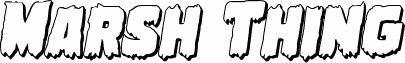 Marsh Thing 3D Italic