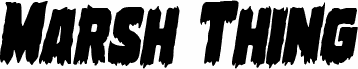 Marsh Thing Condensed Italic