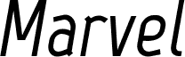Marvel Bold Italic