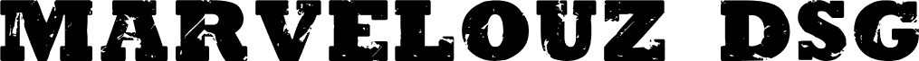Preview of the Marvelouz DSG font