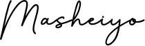 Masheiyo-Regular Schriftart
