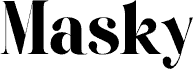 Masky font