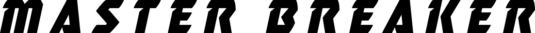 Master Breaker Title Italic