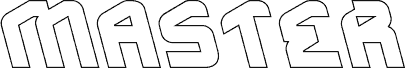 Preview of the MASTER-Hollow font