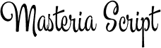 Masteria Script PERSONAL USE Regular