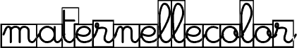 Maternellecolor cursive case
