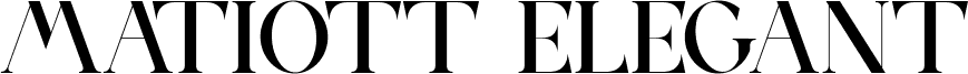 MATIOTT ELEGANT FONT Regular