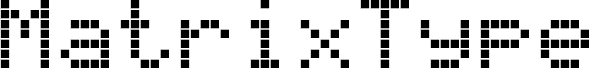 MatrixType Display