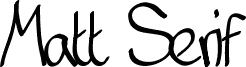 Matt Serif