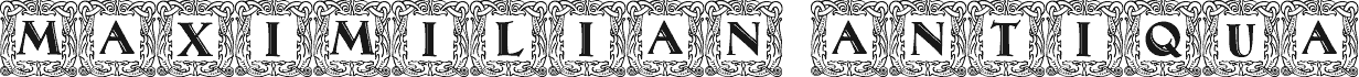 Maximilian Antiqua Initialen Regular