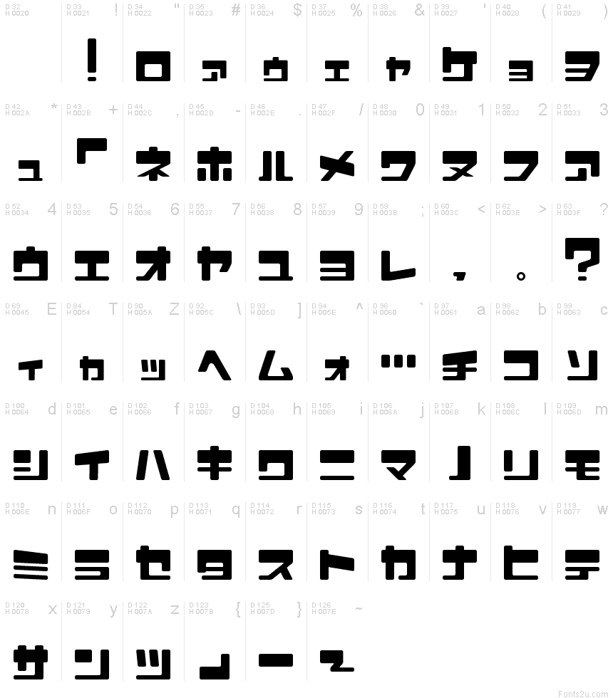 MacrossJ フォント | Fonts2u.com