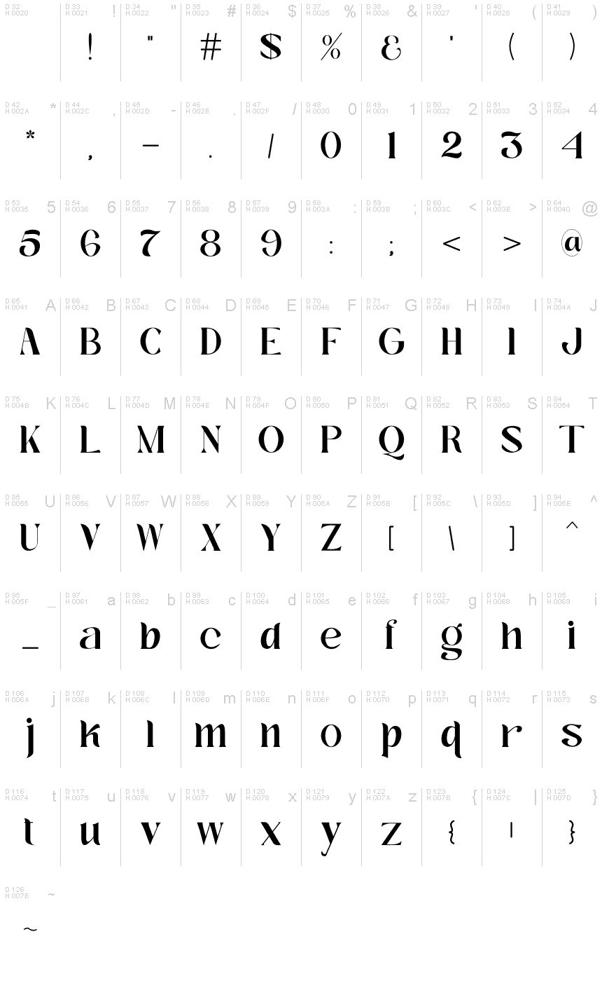 magazine-type-face-font