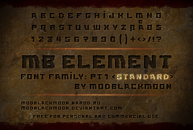MB-Element Schriftart