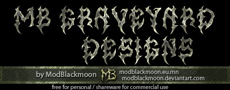 MB-Graveyard_Designs Schriftart