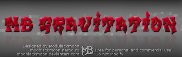 MB Gravitation Czcionka