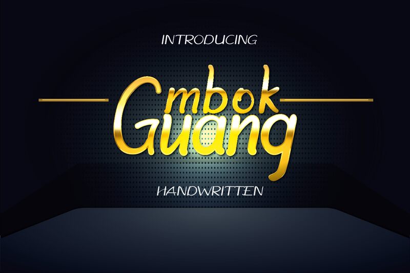 Mbok Guang 2 Czcionka