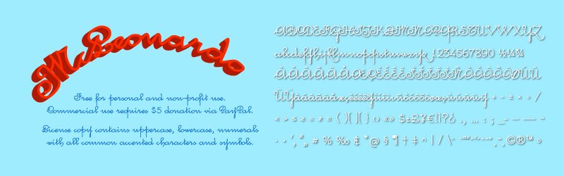 McLeonardo Schriftart