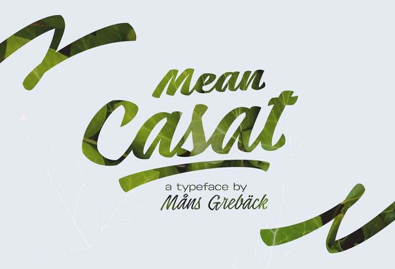 Mean Casat Schriftart