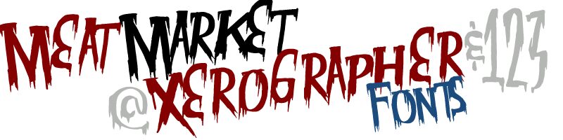 MeatMarket Schriftart