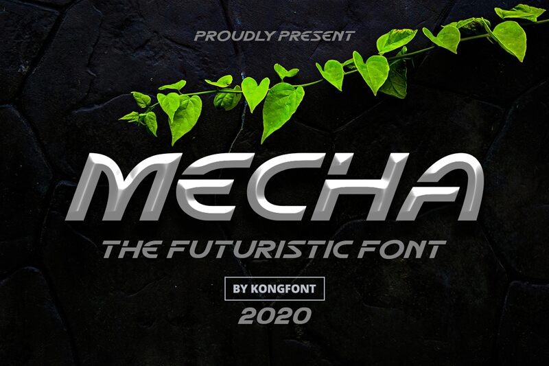Mecha Schriftart