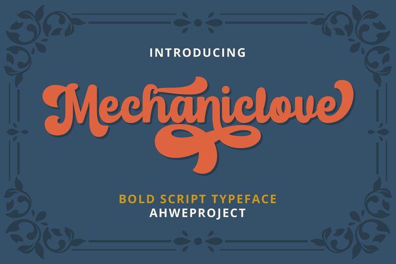 Mechaniclove Schriftart