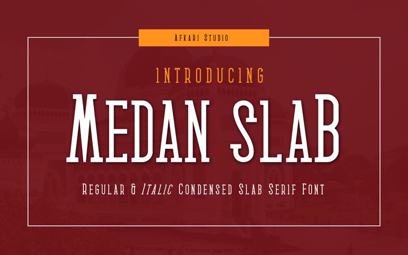 Medan Slab Czcionka