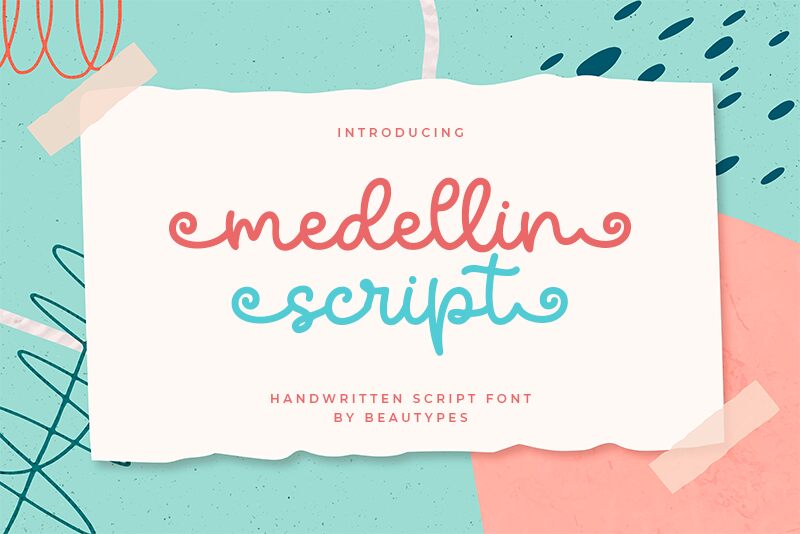 Medellin Script Czcionka