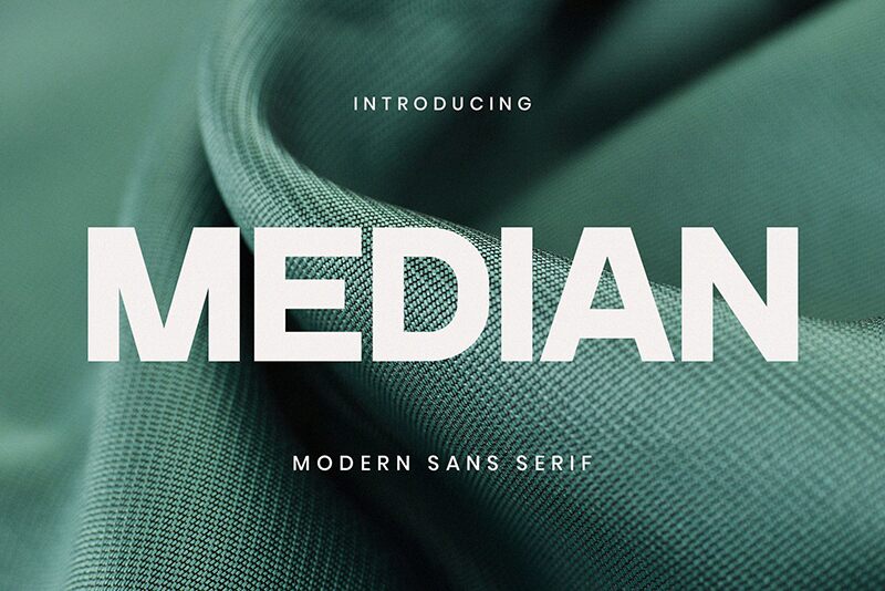 Median Schriftart